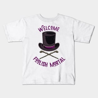 haunted mansion - foolish mortal Kids T-Shirt